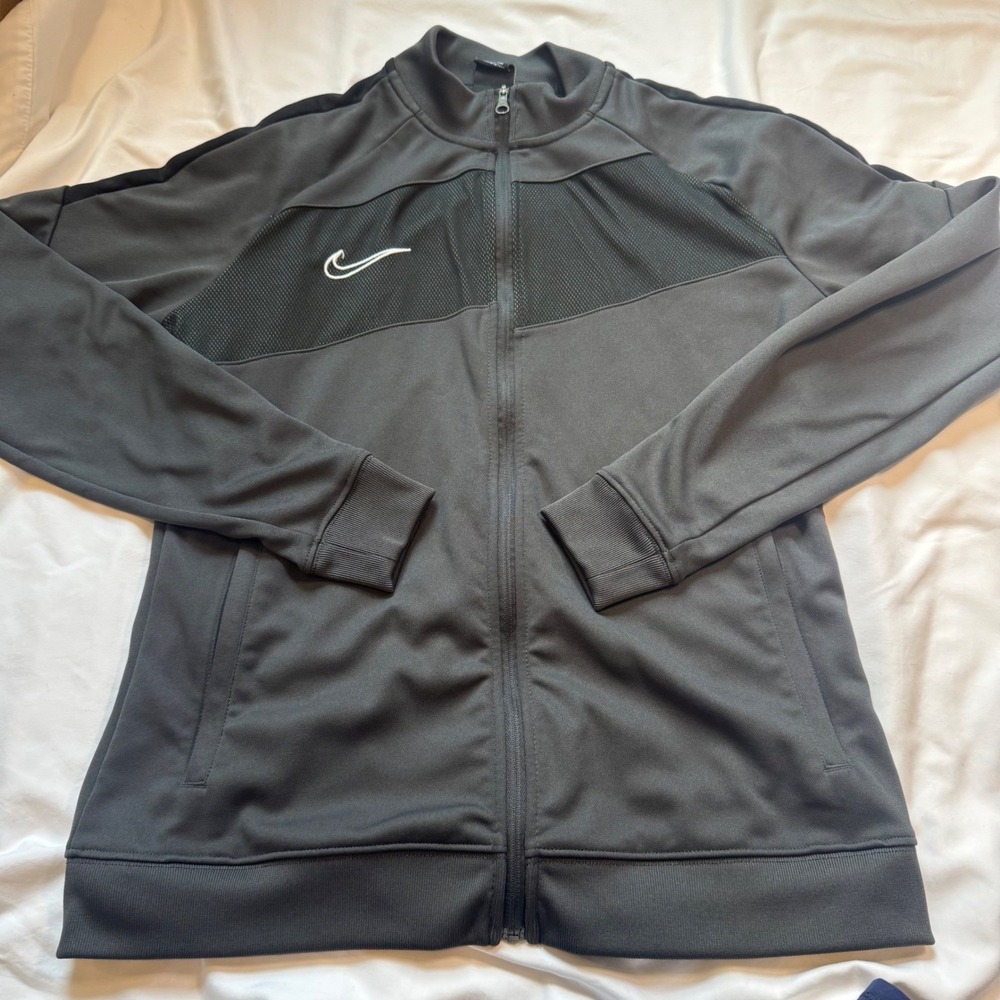 Nike Dri-FIT Academy Track Jacket Black Grey Soccer Warm Up BV6932-010 Mens M